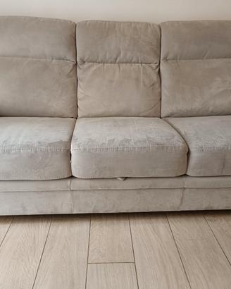 Divano Dondi 3 posti con pedana estraibile piedi