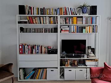 Librerie IKEA FJÄLKINGE bianche in acciaio