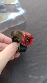 luce led rossa per bici 