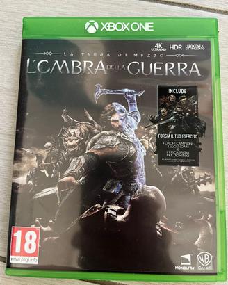 Gioco XBOX -La Terra di Mezzo L'ombra della Guerra