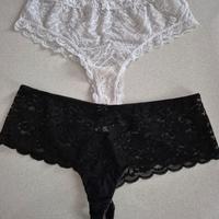 Lotto di 2 culotte brasiliana in pizzo Intimissimi