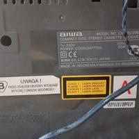 stereo aiwa e casse