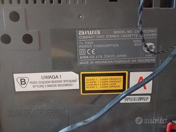 stereo aiwa e casse