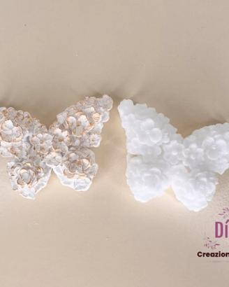 candela \ gessetto Farfalla fiorata