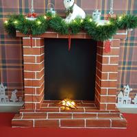 Camino decorativo di Babbo Natale