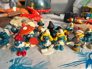 I puffi  anni 70/80 da collezione 11 pezzi