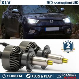 Lampade LED H7 per Ssangyong XLV Bianco GHIACCIO