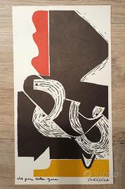 Litografia Chersicla + Poesia Morandini