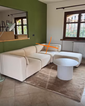 Divano modulabile 2 posti