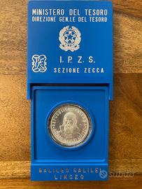 500 LIRE D’ARGENTO GALILEO GALILEI