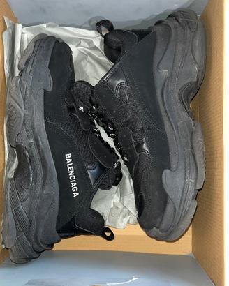 Balenciaga triple s clear sole 42 nere