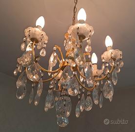 Lampadario classico in stile gocciato