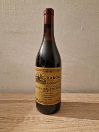 Barolo annata 1974 abbazia dell annunziata Ratti