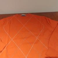 Maglione girocollo color arancio