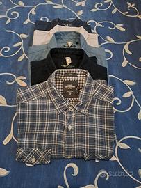 Lotto 5 Camicie Maniche Corte Uomo Casual – H&M L.