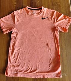 Maglietta Nike Sportiva M Unisex Arancione Chiaro 