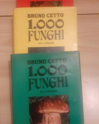 1000 funghi in 3 volumi - Bruno Cetto 