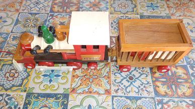 Trenino in legno 