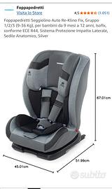 Seggiolino auto isofix