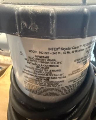 Pompa filtro krystal clear 602