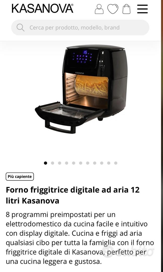 Forno friggitrice digitale ad aria - 12 litri - Kasanova