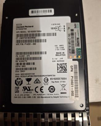 HDD HPE 1,92 Tb SAS (12Gb/s)