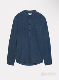 Camicia in Lino blu tg XL L Nuova
