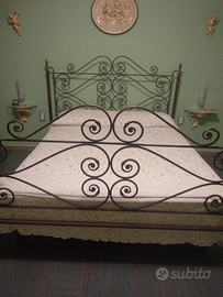 Antico letto ottone 1900