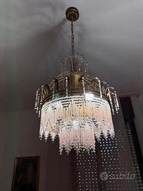 Trittico Vintage Hollywood Regency - Lampadario a