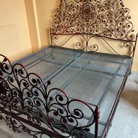 Letto in ferro battuto a mano