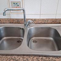 Lavandino cucina acciaio