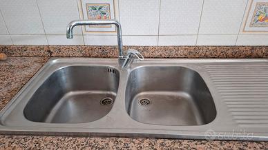 Lavandino cucina acciaio