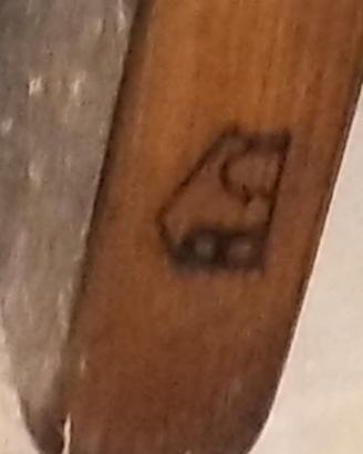 tavolo di legno massiccio arte povera 