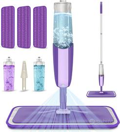 Scopa Lavapavimenti Spruzzo, Microfibra Spray Mop.