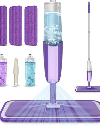 Scopa Lavapavimenti Spruzzo, Microfibra Spray Mop.