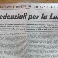 Raccolta articoli originali 1969 APOLLO 11