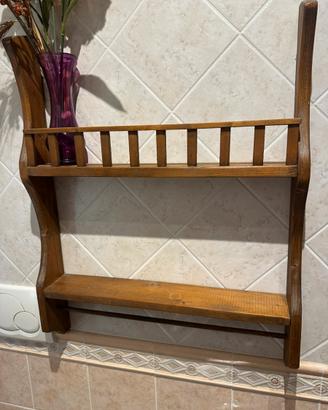 Mobiletto bagno arte povera
