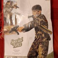 Vestito di carnevale bambino militare