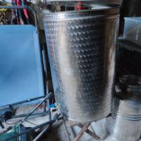 bidone in acciaio inox