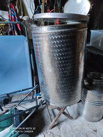 bidone in acciaio inox