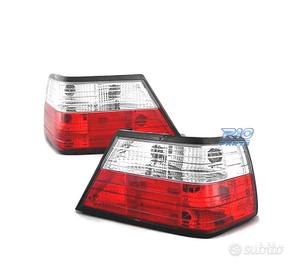 FANALI PER MERCEDES W124 E-KLASSE 85-95 ROSSO BIAN