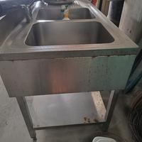 Lavabo Acciaio Inox doppia vasca