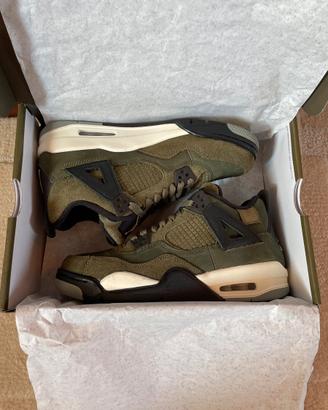 JORDAN 4 RETRO SE CRAFT GS MEDIUM OLIVE N°40