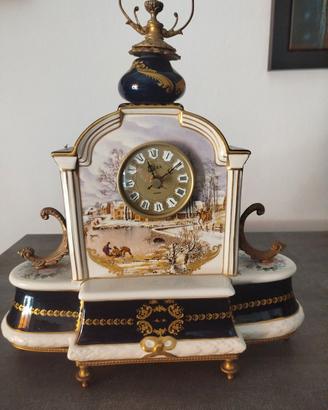 Orologio vintage in porcellana Limoges