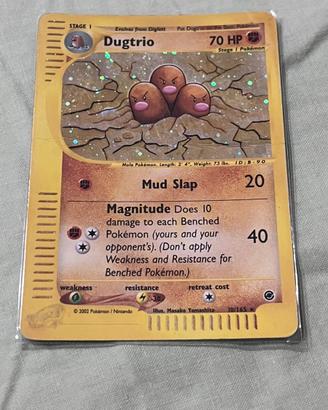 Dugtrio carta pokemon  del set expedition