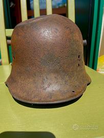Ww1 elmo elmetto m17 austria stahlhelm scavo sturm