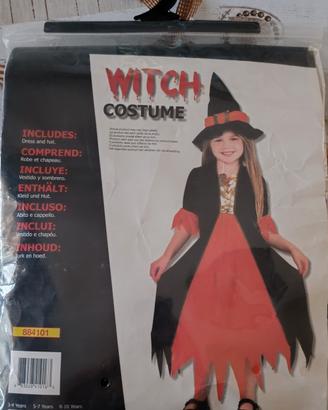 costume da streghetta halloween