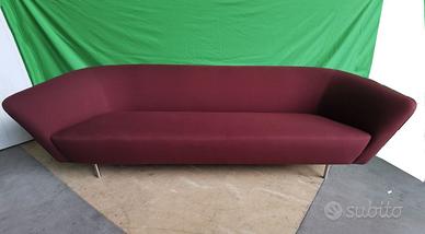 Divano sfoderabile in tessuto a 4 posti