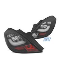 FANALI A LED BAR PER OPEL CORSA D 3P 06-14 NERI
