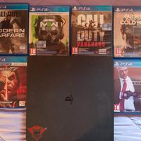 ps4 completa di giochi cavi e joystick 